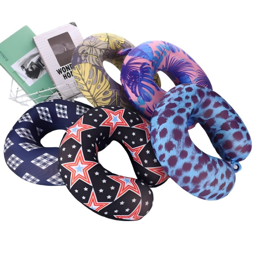 U-shaped pillow Printed Memory Foam U-Shaped Pillow