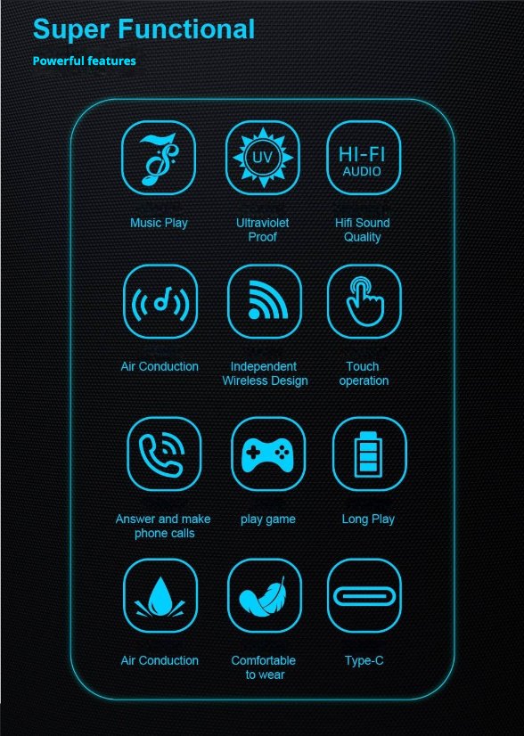 Smart glasses KP-Y103 Smart bluetooth glasses