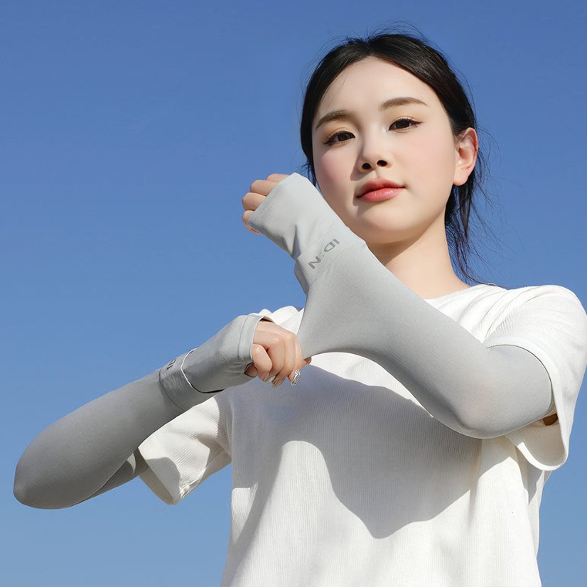 Sun-protection cooling sleeves Gradient Green IDN