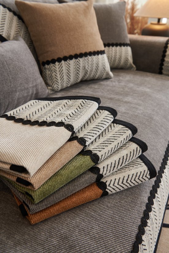 Seat cushion, chair pad, sofa cushion Fleeting Years Sofa Cushion