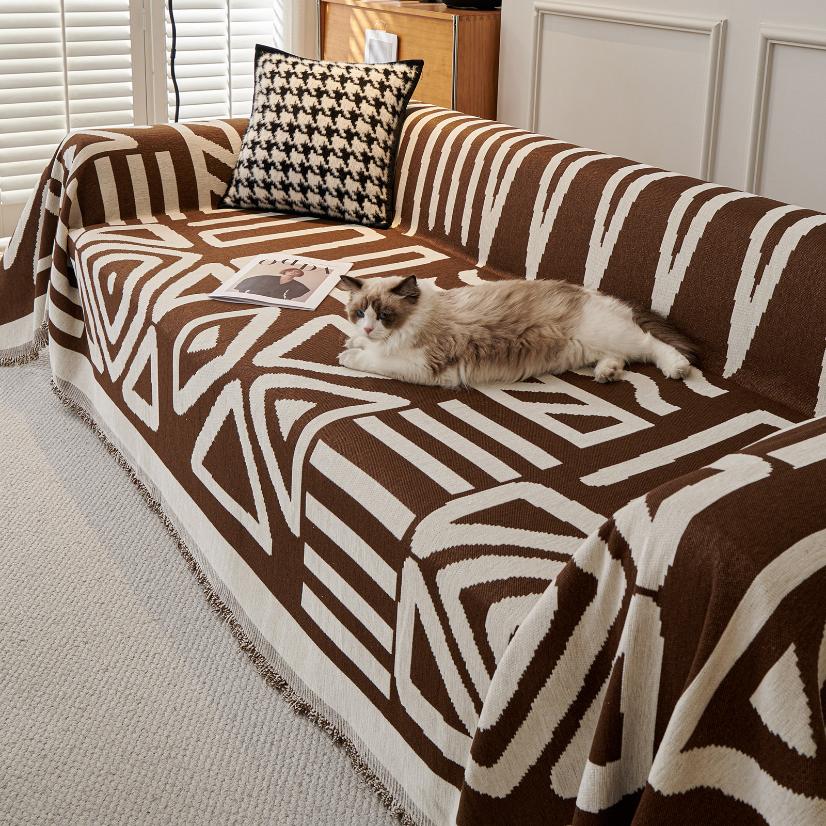 Jacquard sofa throw Bohemian Sofa Throw
