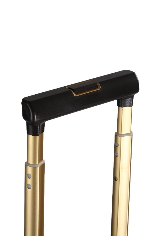 PC Material PC 923 Leather‑Grain, Gold Aluminum‑Frame