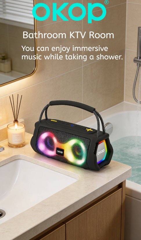 Portable Outdoor Bluetooth Speaker KP-812 Portable wireless bluetooth speaker