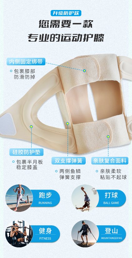Cross-strapped knee pad Cross-strapped knee pad
