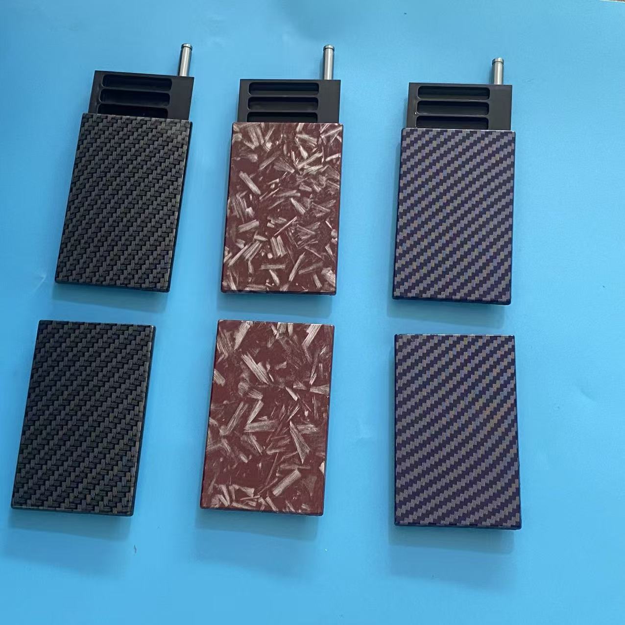 Slide-Case Storage Cool Carbon‑Fiber Pattern Sliding Mini Box