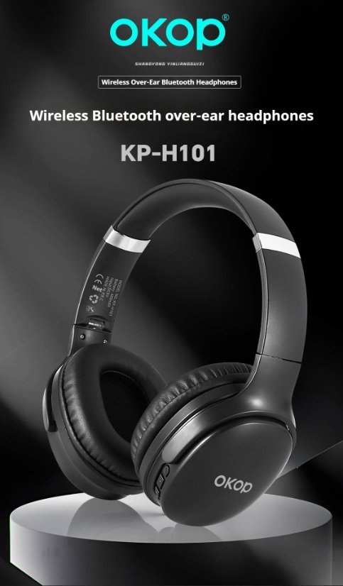 Over-Ear Headphones KP-H101 Wireless bluetooth speaker