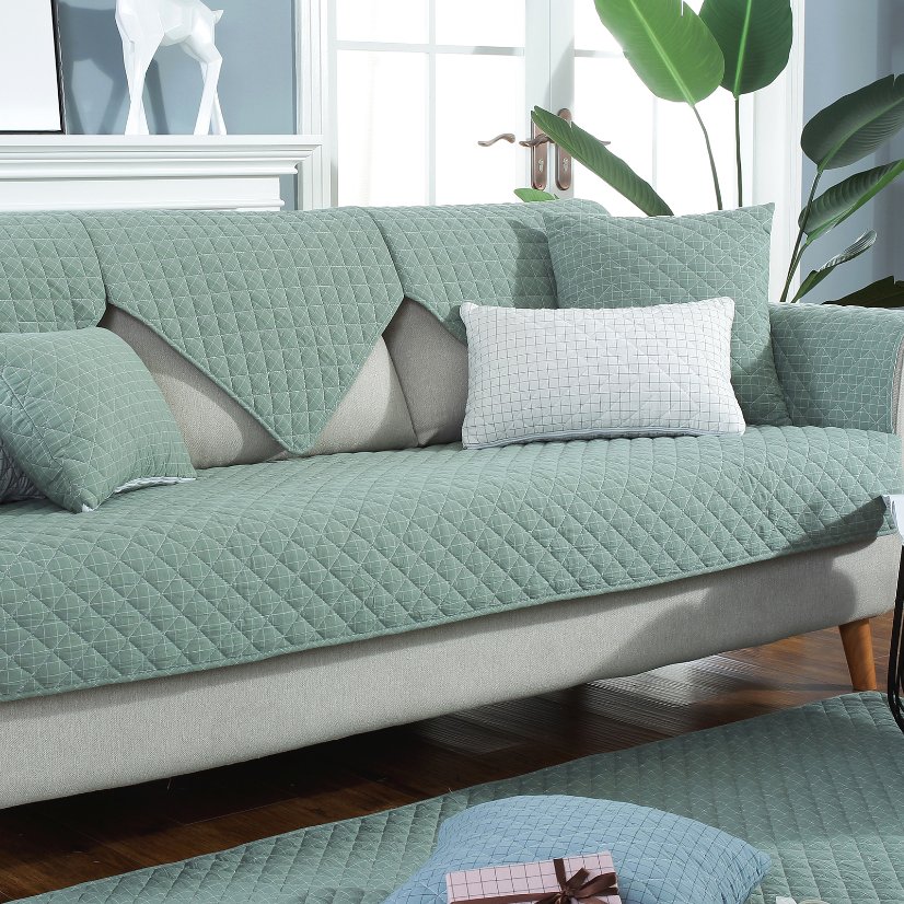 All-Season Sofa Cushions Small Check Sofa Cushion