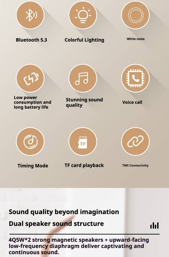 Wireless Charging Bluetooth Speaker KP-559 Wireless Charging Bluetooth Speaker
