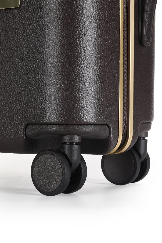 PC Material PC 923 Leather‑Grain, Gold Aluminum‑Frame