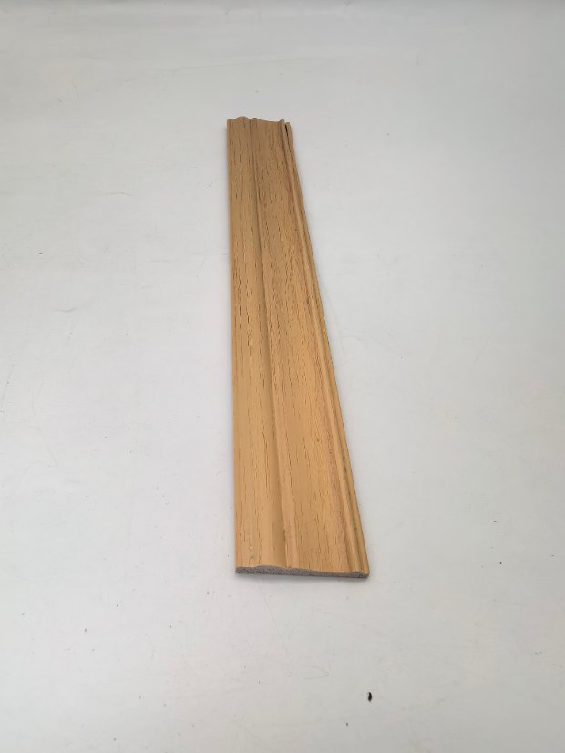 decor line PS Double Curved Groove Wood Grain Molding, Simple Frame & Wall Trim