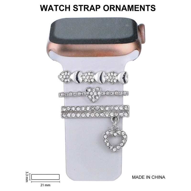 Watch strap decorative ring Rhinestone Decorative Strap Charms for Apple Watch