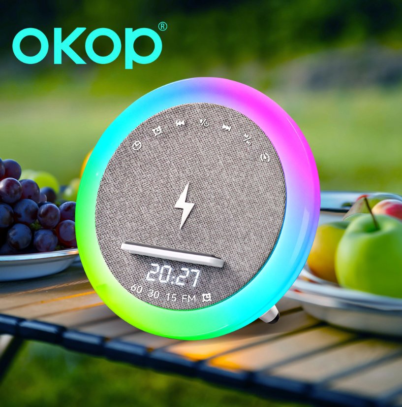 Wireless Charging Bluetooth Speaker KP-577 Wireless Bluetooth Speaker