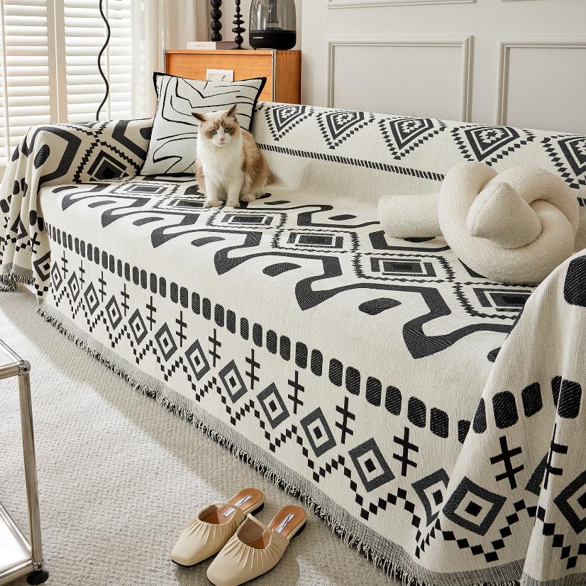 Jacquard sofa throw Moana Sofa Throw