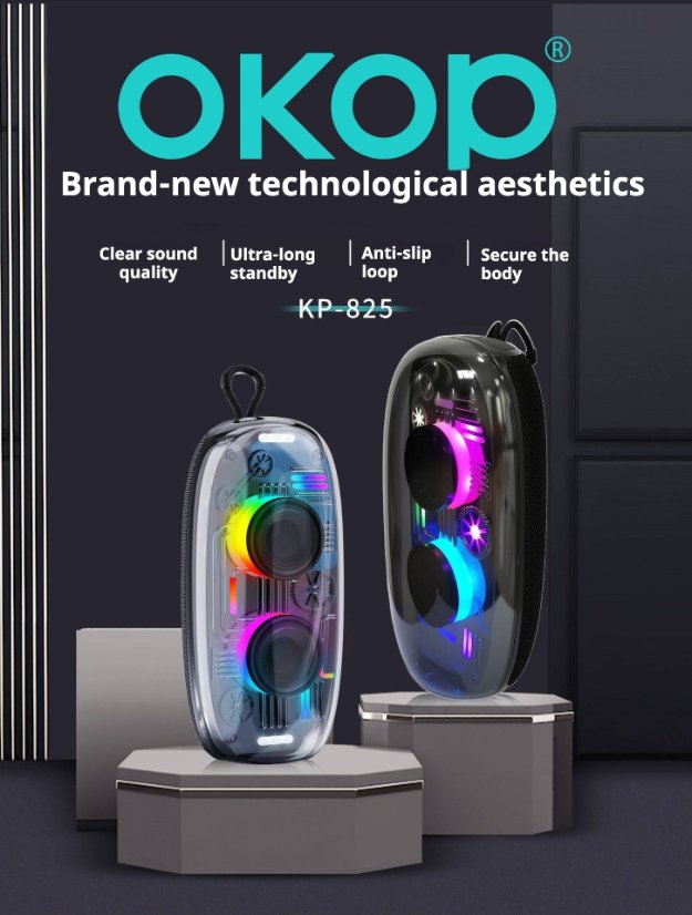 Portable Outdoor Bluetooth Speaker KP-825 Portable wireless bluetooth speaker