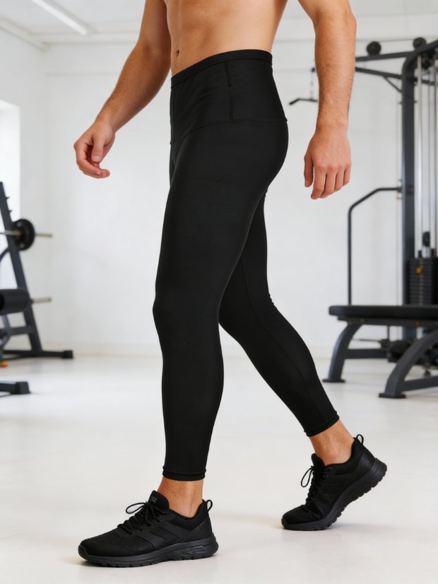vest-top-tshirt-jacket-bra-tank Sauna Pants for Men High Waist Sauna Sweat Leggings Compression Workout Legging Sauna Suit 