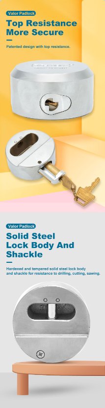 Puck Lock PS75 - Hockey Padlock with Protective Cover