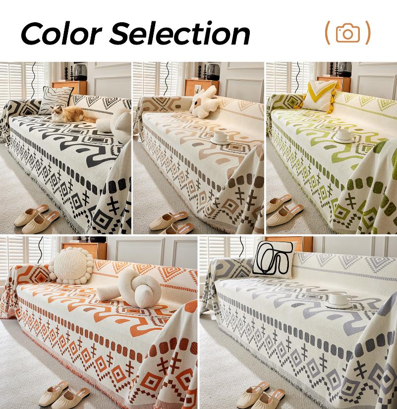 Jacquard sofa throw Moana Sofa Throw