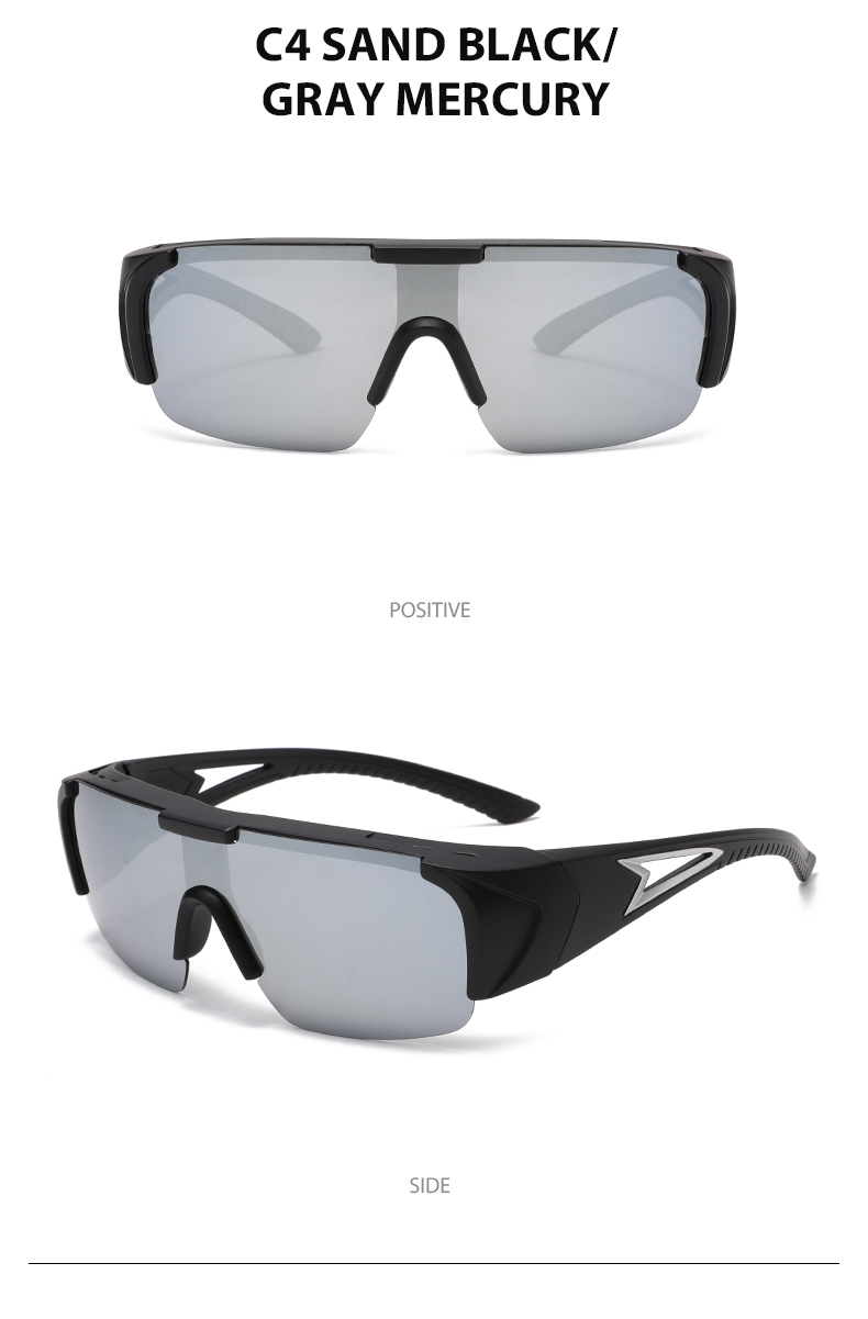 Sports Sunglasses 3538 Polarized Photochromic Clip-on Set