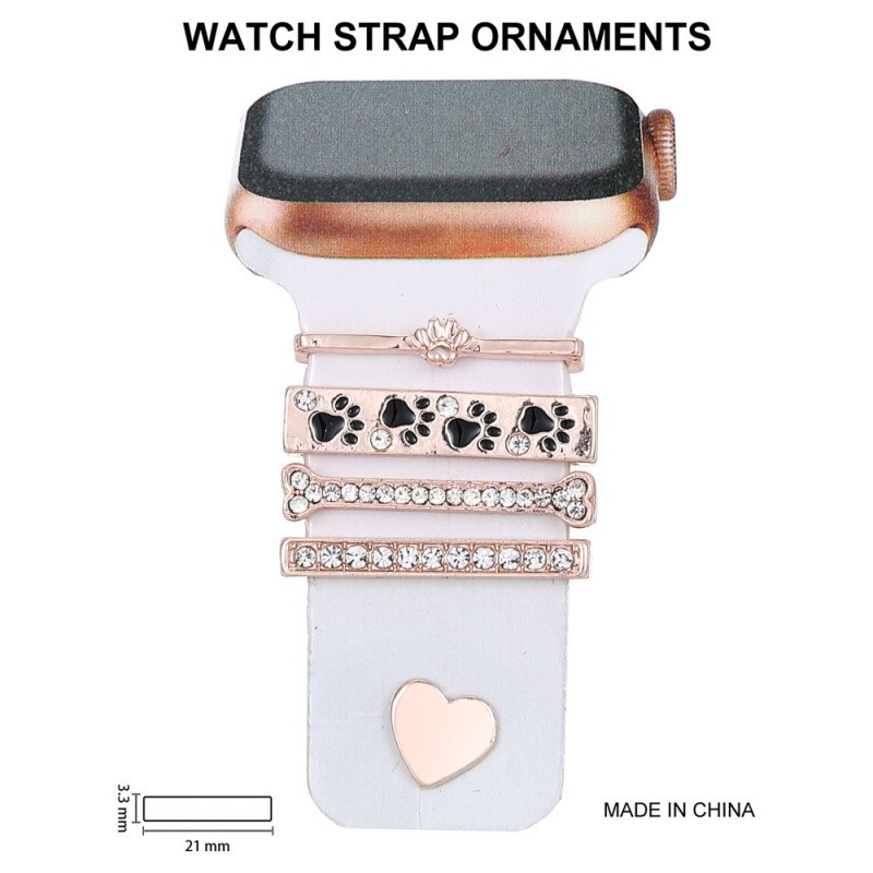 Watch strap decorative ring Rhinestone Decorative Strap Charms for Apple Watch