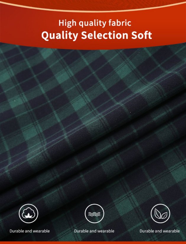 Plaid shirt BN17 Fleece-Lined Plaid Shirt