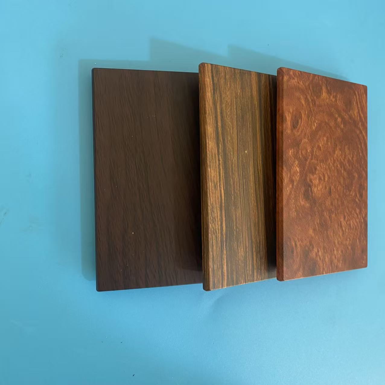 Slide-Case Storage Vintage Wood‑Grain Sliding Mini Box
