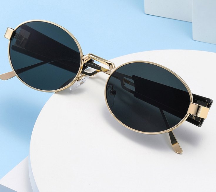 Metallic Fashion Sunglasses 1225-1