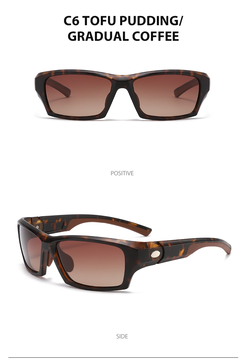 Sports Sunglasses 3652 Polarized TR90 Sport-Casual Sunglasses