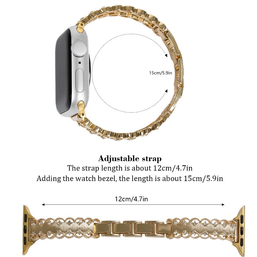 Watch strap Lace Zircon Strap for Apple Watch All Series