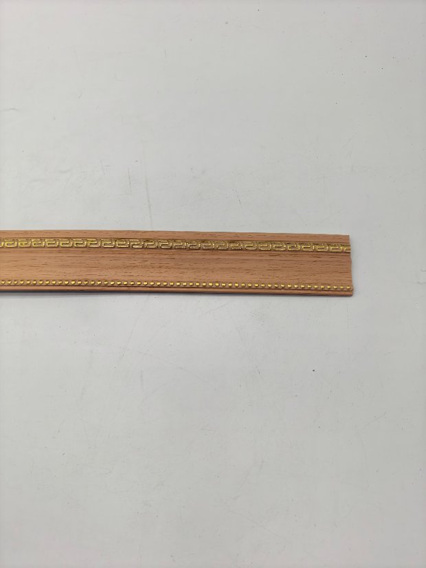 decor line PS Single Side Hui Pattern & Beaded Molding, New Chinese Gold Highlight Frame Trim