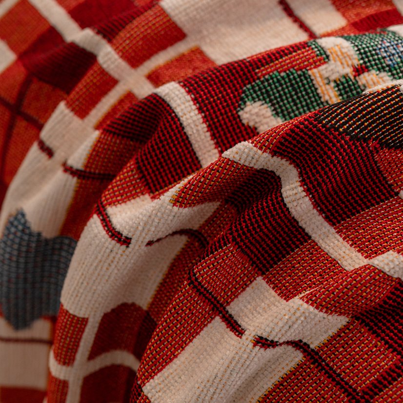 Sofa Throws Christmas Snow Plaid