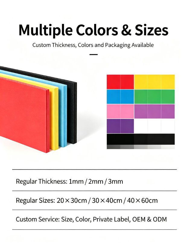 DIY Craft Materials Colored EVA Foam Sheets