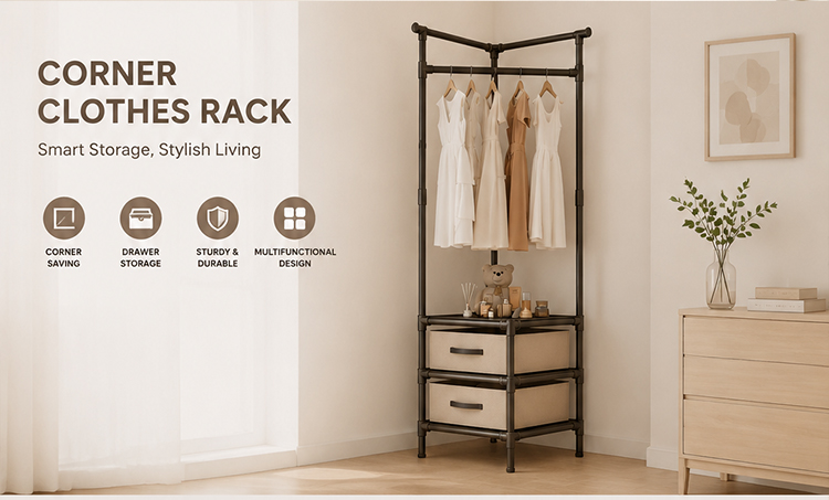 Corner Coat Rack Corner Coat Rack