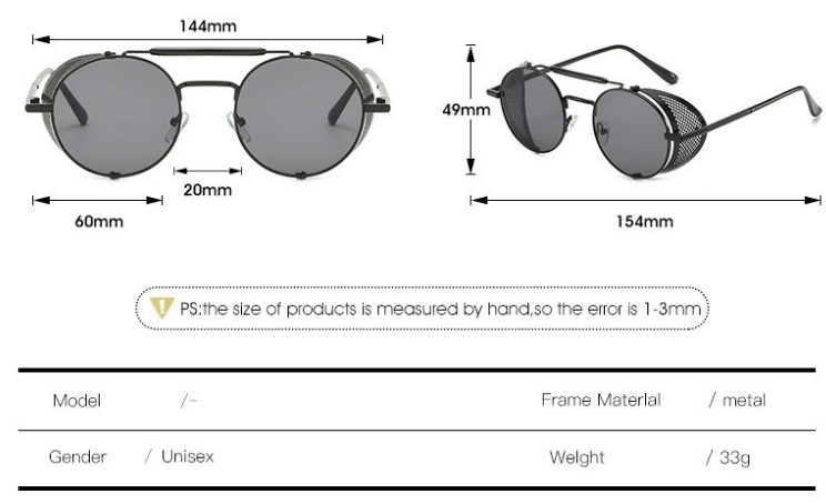 Punk-style sunglasses 66247