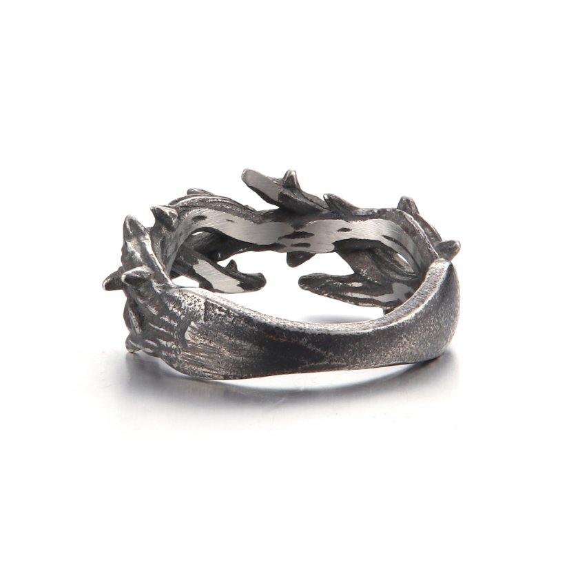 Rings Vintage Jesus Crown of Thorns Stainless Steel Ring