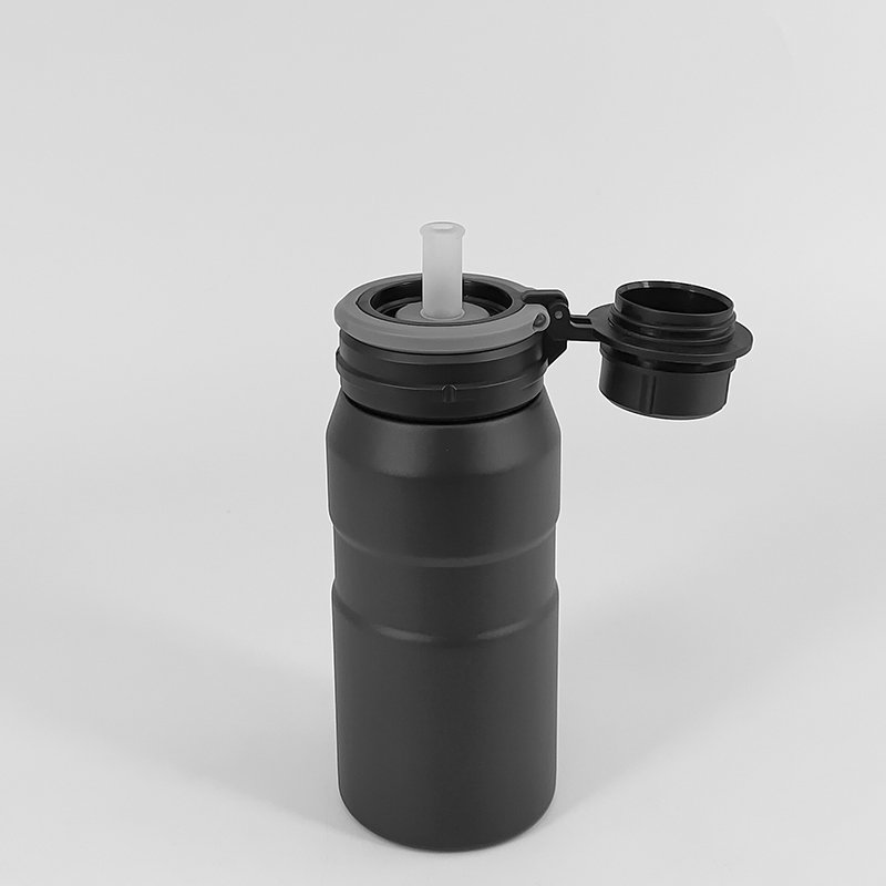Stainless steel sports water bottle Dual-Spout 304 Stainless Steel Vacuum Water Bottle