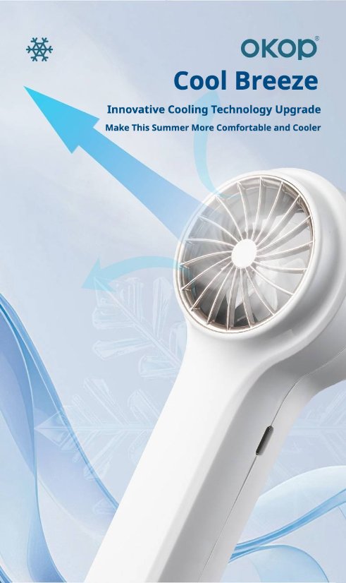 Fan KP-F09 Portable mini fan