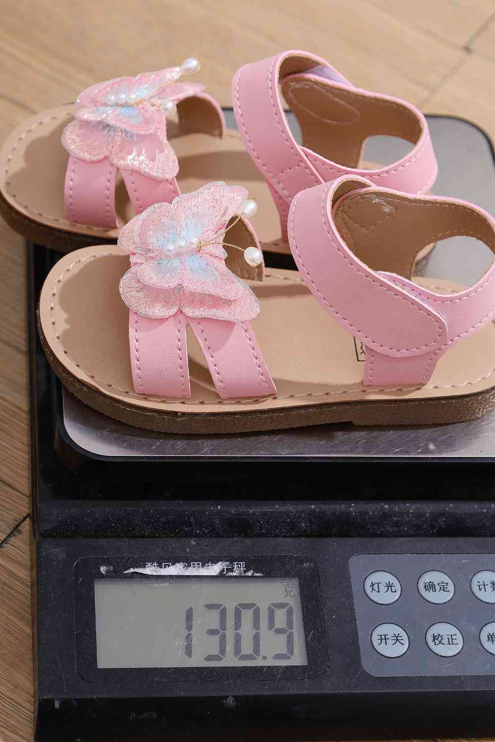 Kids' Sandals Pink Butterfly Style