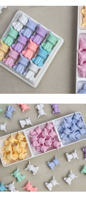 Solid Color Acrylic Beads Little Monster Beads