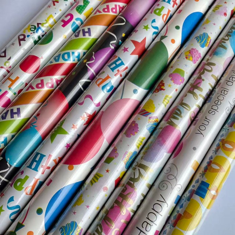Birthday gift wrapping paper Assorted Birthday Print Gift Wrapping Paper