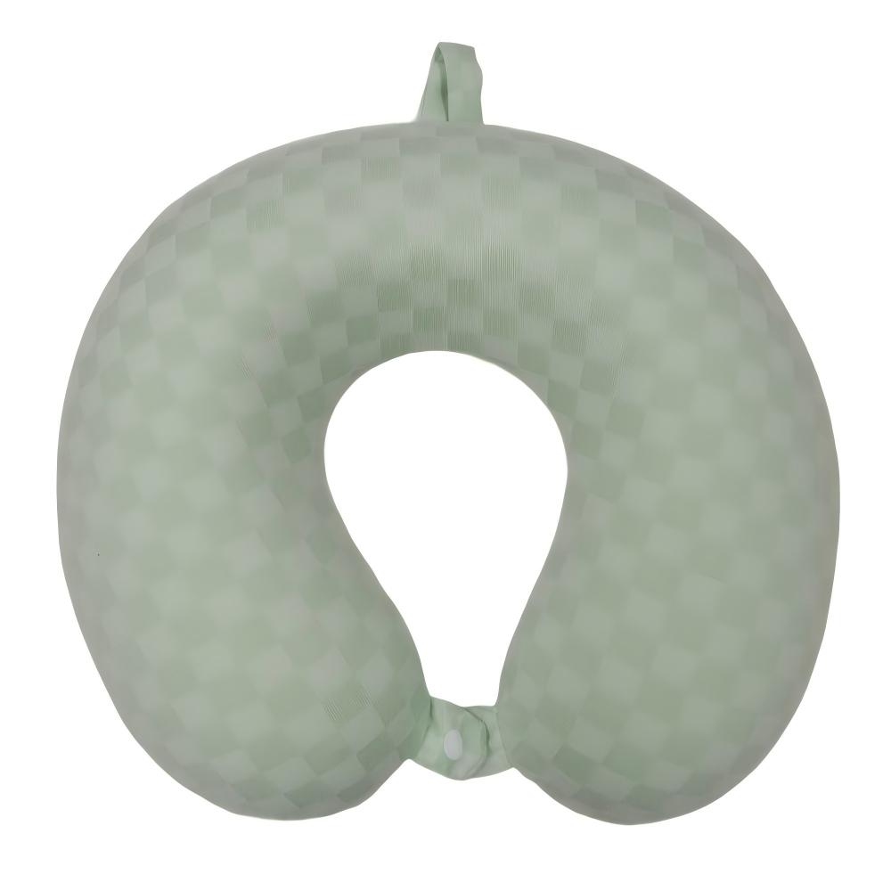 U-shaped pillow Small Checkered Memory Foam U-Shaped Pillow