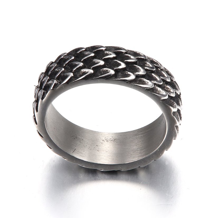Rings Dragon Scale Stainless Steel Ring