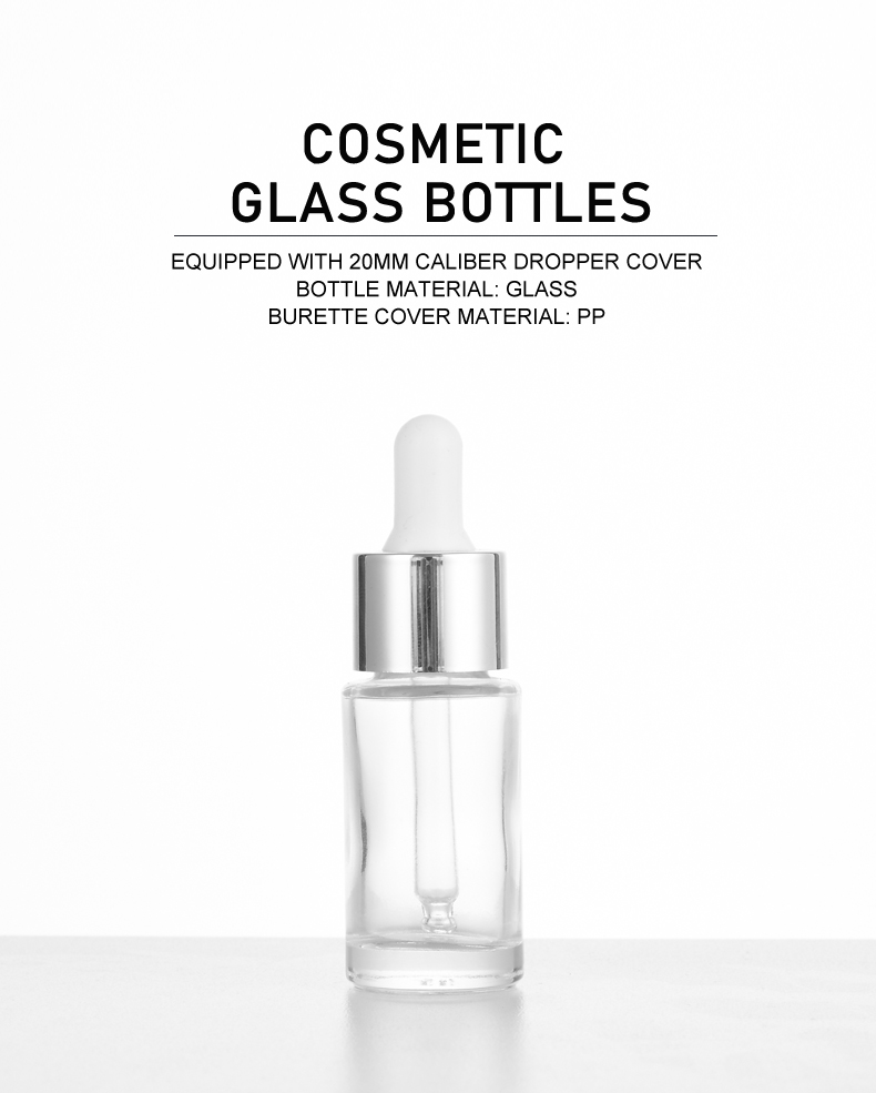frasco cuentagotas 15ml Small Dropper Bottle for Serum