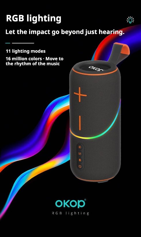 Portable Outdoor Bluetooth Speaker KP-806 Wireless Bluetooth Speaker