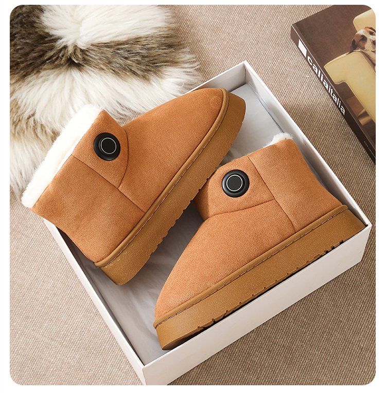 House shoes Electric heated slippers for home use
