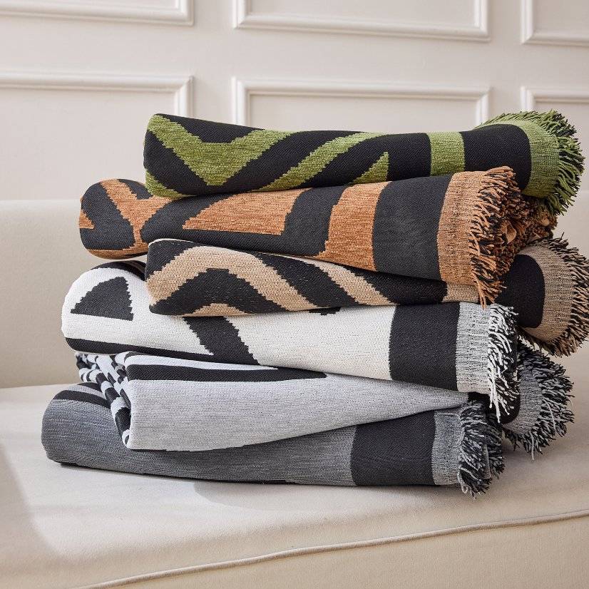 Jacquard sofa throw Bohemian Sofa Throw