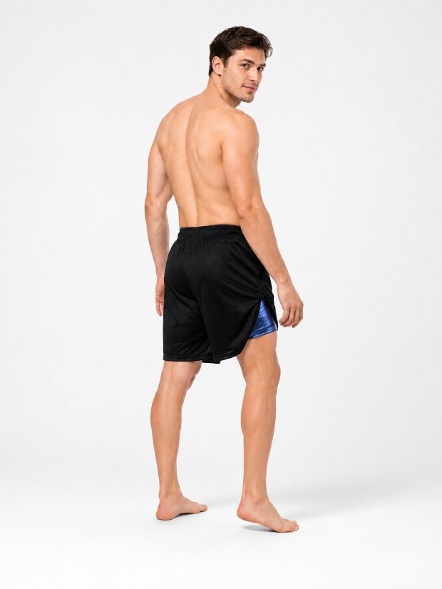legging-shorts-capri-pant Men's Sauna Shorts - Heat Trapping 2-in-1 Double Layer - Sauna Suit Bottom - Compression Training Gym Athletic Shorts