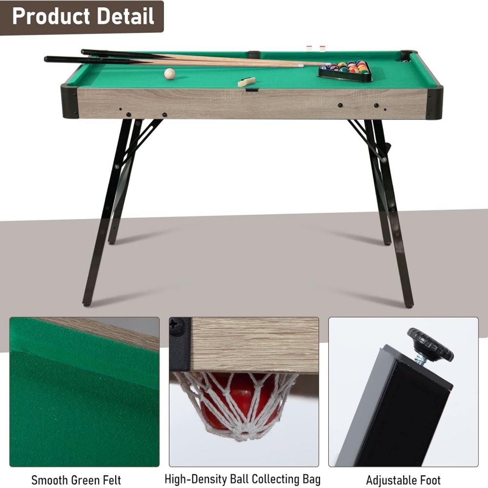 Pool Table 4FT Folding Pool/Billiard Table