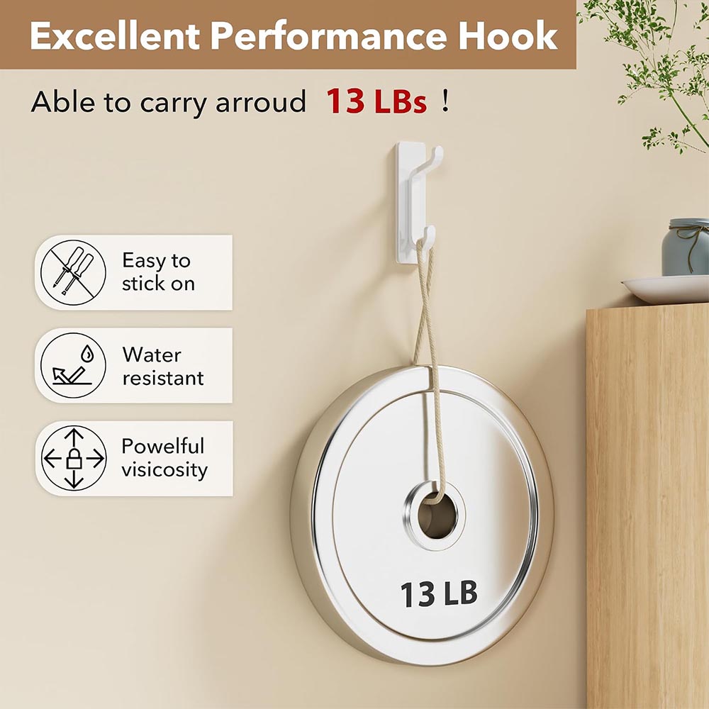 Indoor Storage Heavy-duty adhesive hook