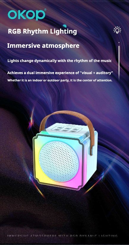 Karaoke Speaker System KP-K02 Wireless Bluetooth Microphone Speaker