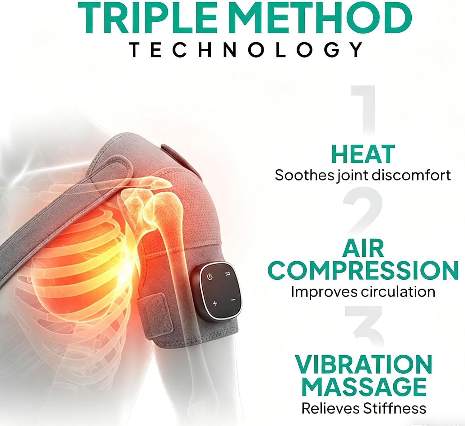 Shoulder Massager Triple Method Shoulder Massager